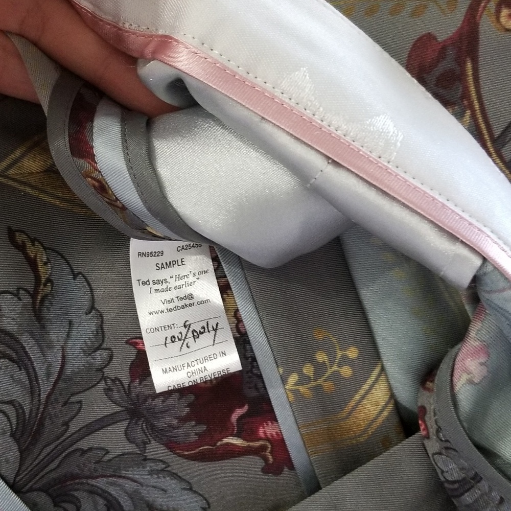 🚫SOLD Ⓜ️NWT TED BAKER ICE PALACE TROUSERS - Picture 6 of 7